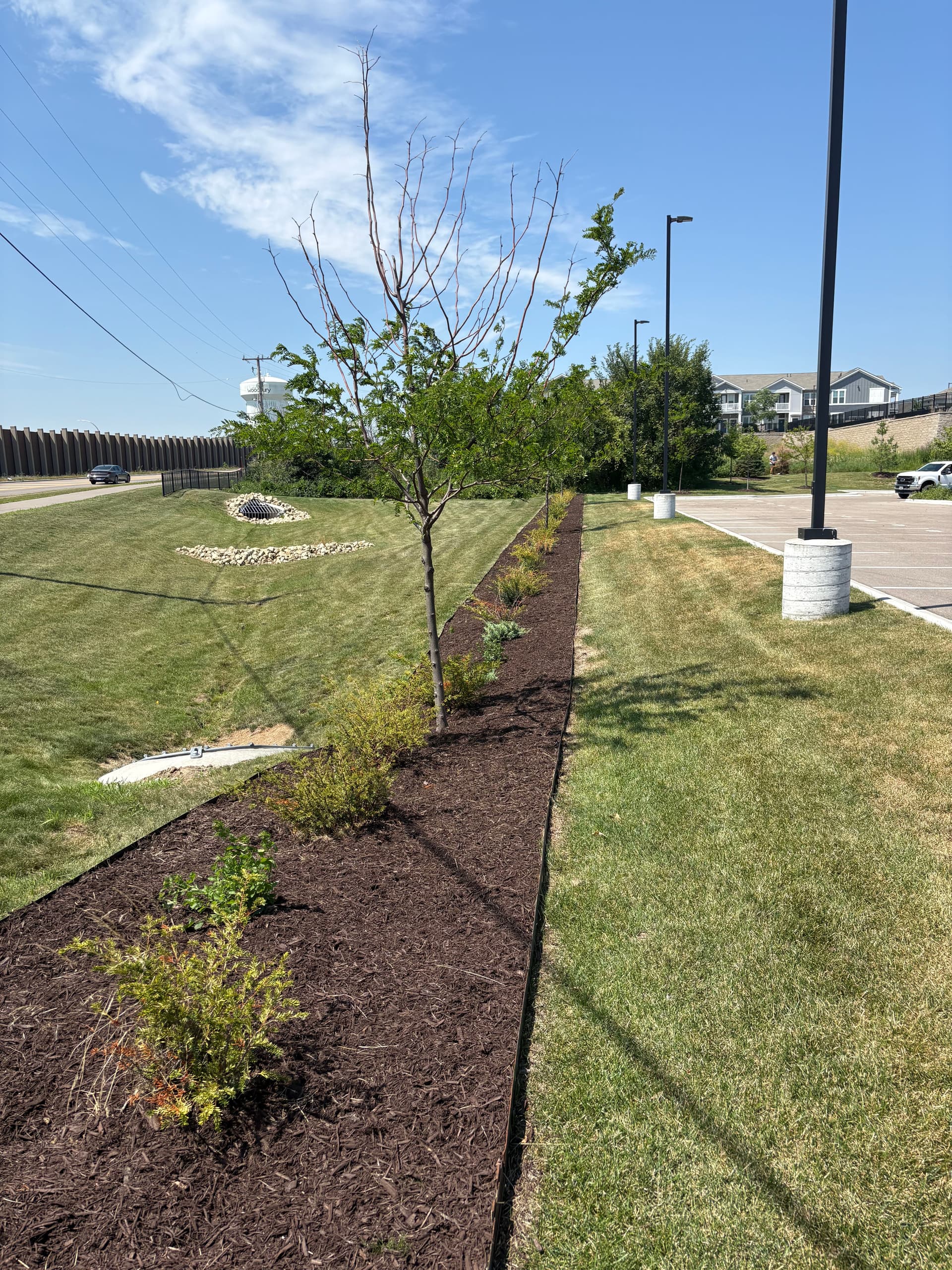 Gallery photos for Commercial Landscaping Installation at Tesla in Lake Elmo: Image #2