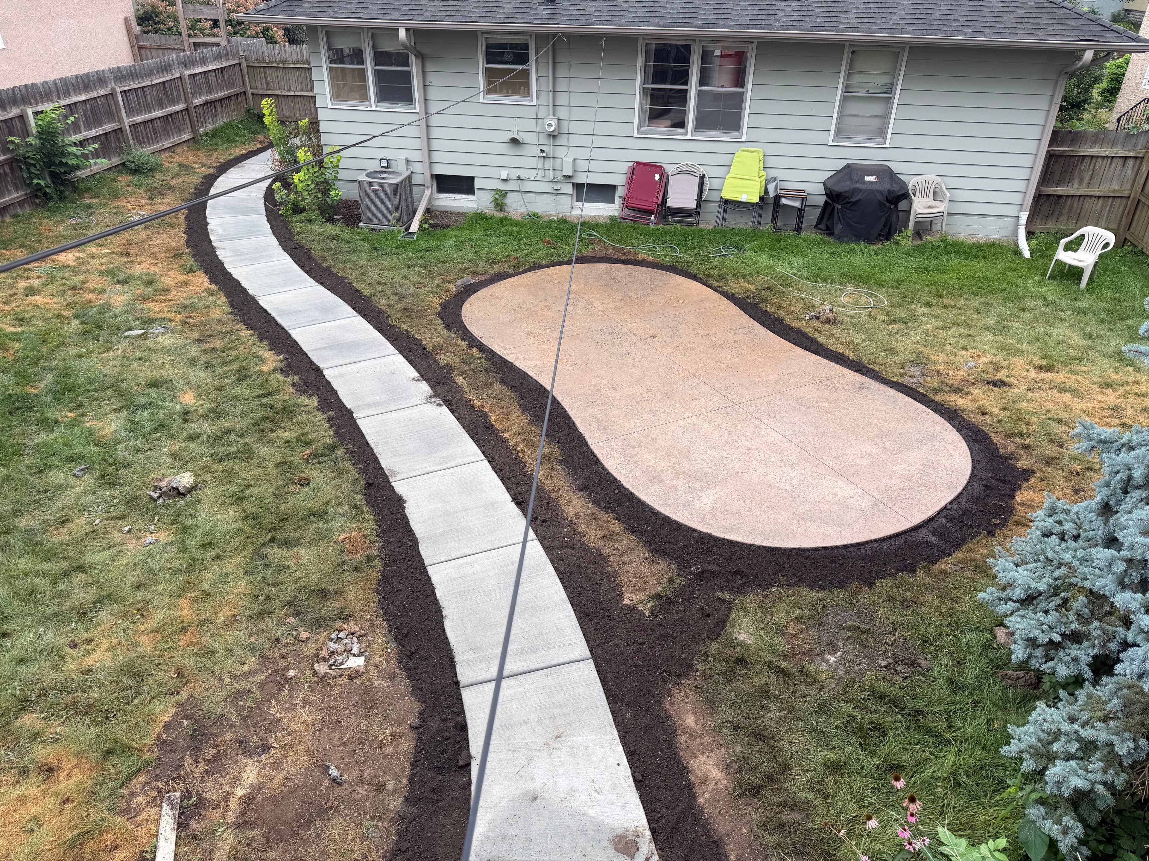 Project Stamped Concrete Patio and Walkway Built to Last image