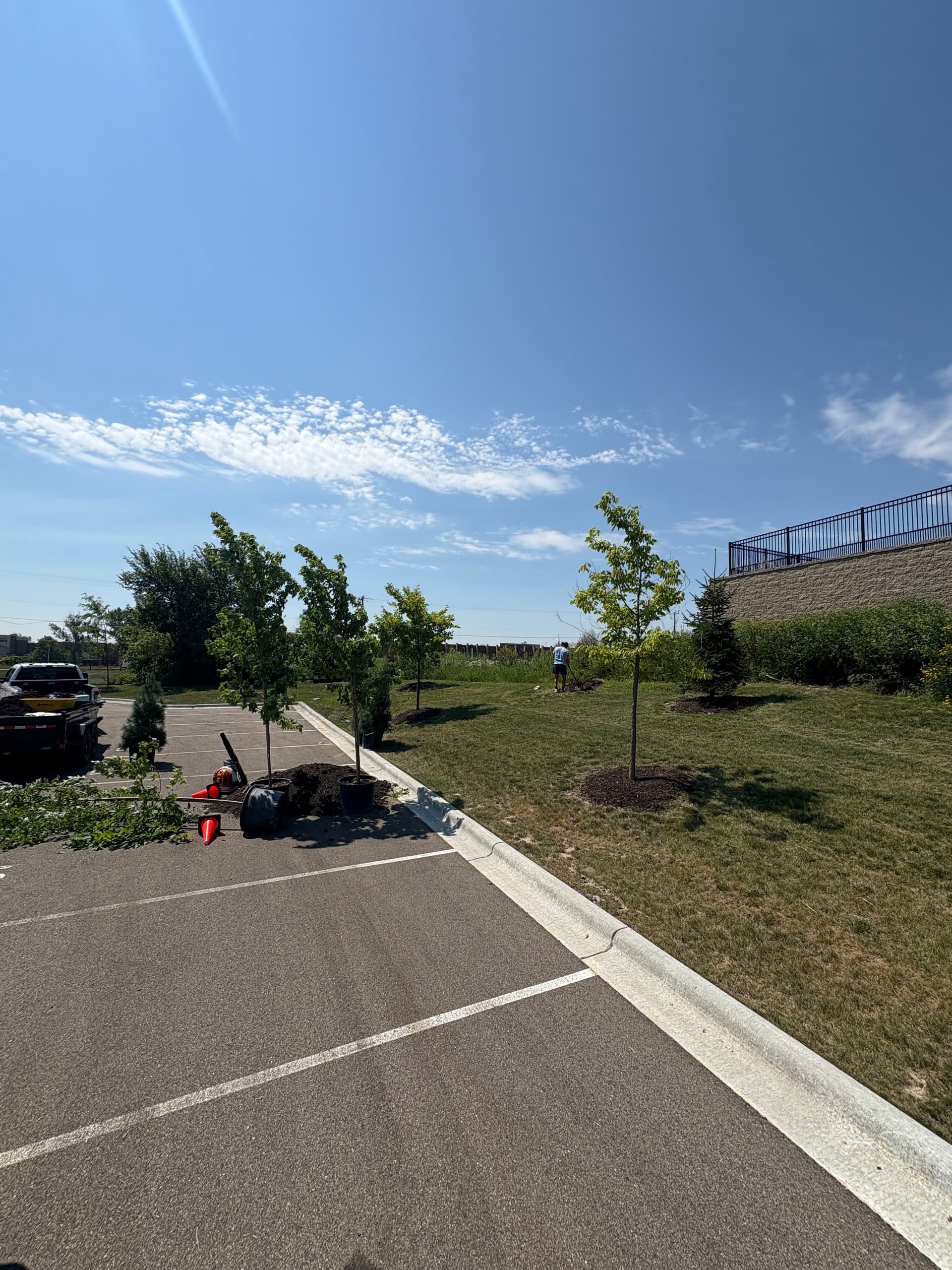 Gallery photos for Commercial Landscaping Installation at Tesla in Lake Elmo: Image #4