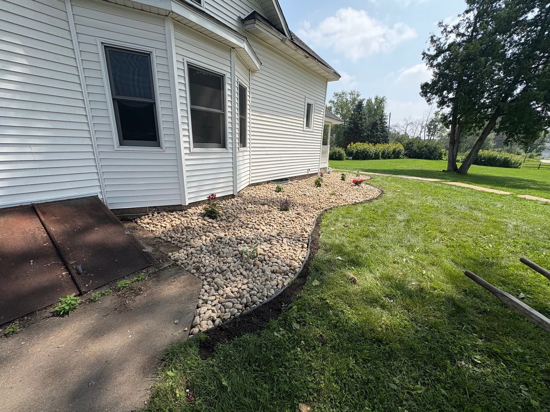 Gallery photos for River Rock and Plant Installation That Actually Boosts Curb Appeal: Image #2