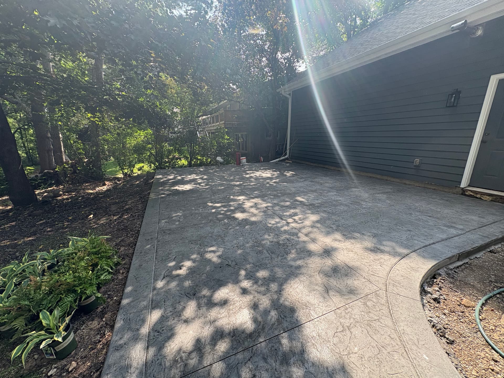 Gallery photos for Stamped and Stained Concrete Patio for Hutub: Image #1