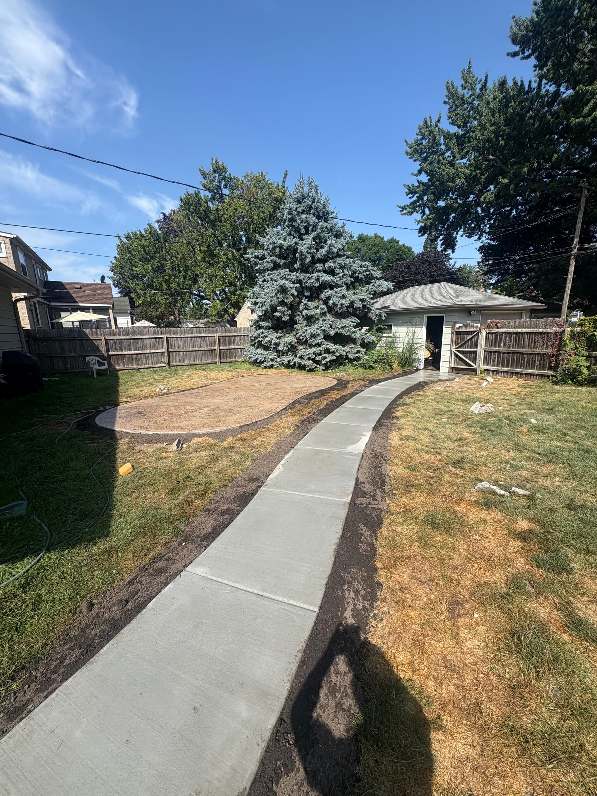 Gallery photos for Stamped Concrete Patio and Walkway Built to Last: Image #3