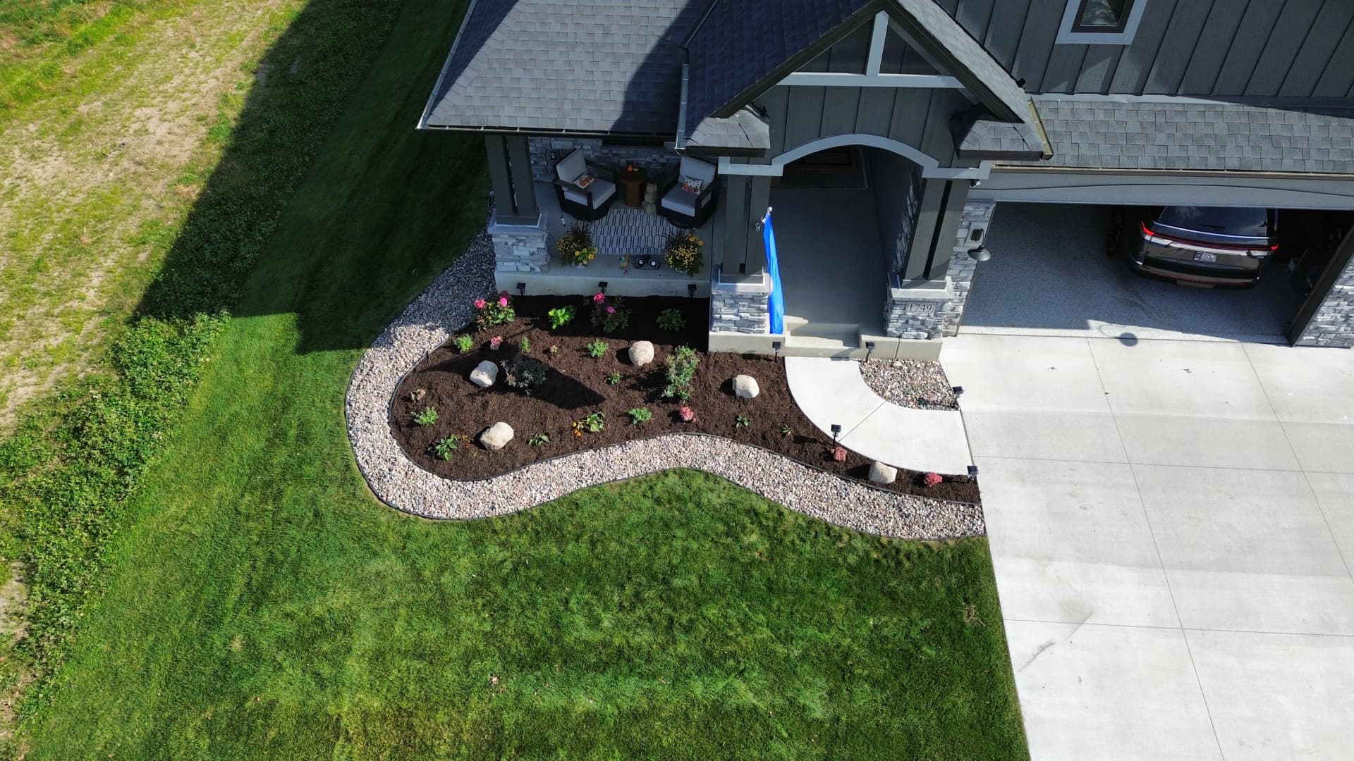 Rock, Mulch, and New Plantings That Actually Cut Down on Yard Work image